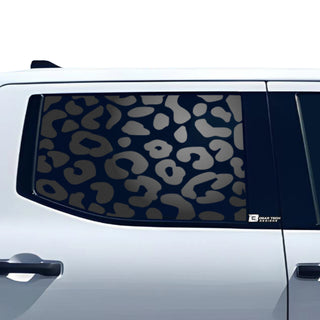 Animal Leopard Cow Paw Heart Window Vinyl Decal Stickers Fits Toyota Tundra 2022 2023 2024 - Bogar Tech Designs