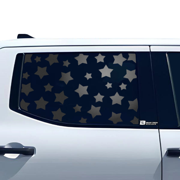 Animal Leopard Cow Paw Heart Window Vinyl Decal Stickers Fits Toyota Tundra 2022 2023 2024 - Bogar Tech Designs
