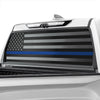 American Flag Rear Window Windshield Vinyl Decal Stickers Fits Toyota Tundra 2022 - 2025 - Bogar Tech Designs