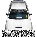 Universal Fit Animal Leopard Cheetah Print Front Windshield Visor Window Decal Stickers Fits Most Vehicles - Bogar Tech Designs