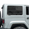 American Flag Window Vinyl Decal Stickers Fits 4 Door Jeep Wrangler JKU 2011 - 2018 - Bogar Tech Designs