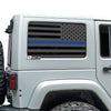American Flag Window Vinyl Decal Stickers Fits 4 Door Jeep Wrangler JKU 2011 - 2018 - Bogar Tech Designs