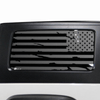 Precut American Flag Rear Side Quarter Window Decal Sticker Fits 2 Door Jeep Wrangler JK 2011 - 2018 - Bogar Tech Designs