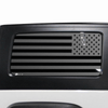 Precut American Flag Rear Side Quarter Window Decal Sticker Fits 2 Door Jeep Wrangler JK 2011 - 2018 - Bogar Tech Designs