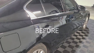Vinyl Chrome Delete Side Window Grille Rear Trim Blackout Decal Stickers Overlay Film Fits Infiniti Q50 2018 2019 2020 2021 2022 2023 2024