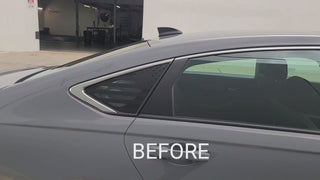 Vinyl Chrome Delete Wheel Side Window Trim Blackout Decal Stickers Overlay Film Fits Honda Accord Sedan 2023-2025