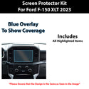 For Ford F-150 2021-2023 Scratch Resistant Shatter Proof Infotainment Clear Screen Protection Film