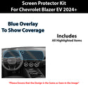 For Chevrolet Blazer EV 2024+ Scratch Resistant Shatter Proof Infotainment Clear Screen Protection Film