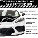 Fits Tesla Model 3 2024+ Precut Premium Gloss Black Carbon Fiber Hood Paint Protection Film PPF Decal Film Kit Cover