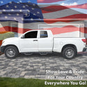 American Flag Rear Window Decal for Toyota Tundra 2007-2021 – Precut Matte Black Vinyl