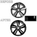 Vinyl Chrome Delete Wheel Side Window Trim Blackout Decal Stickers Overlay Film Fits Honda Accord Sedan 2018-2022