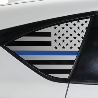 Buy thin-blue-line Quarter Window American Flag Vinyl Decal Stickers Fits Acura RDX 2019-2024