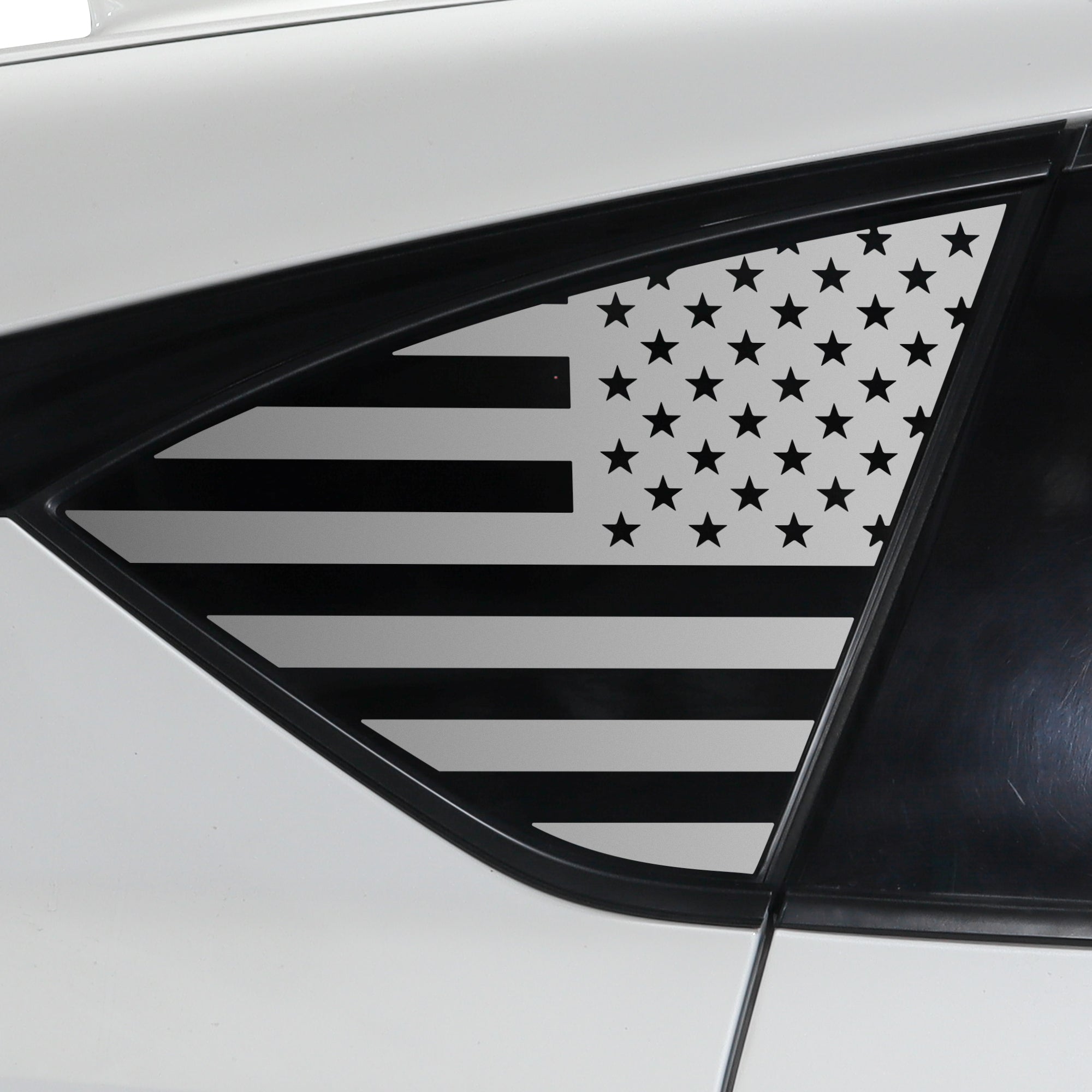 Quarter Window American Flag Vinyl Decal Stickers Fits Acura RDX 2019 - 2025 - Bogar Tech Designs