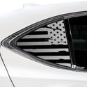 Quarter Window American Flag Vinyl Decal Stickers Fits Acura TLX 2015-2020