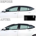 Vinyl Chrome Delete Side Window Front Bumper Rear Wheel Rim Trim Blackout Decal Stickers Overlay Film Fits Acura TLX