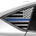 Quarter Window American Flag Vinyl Decal Stickers Fits Acura TLX 2021-2024