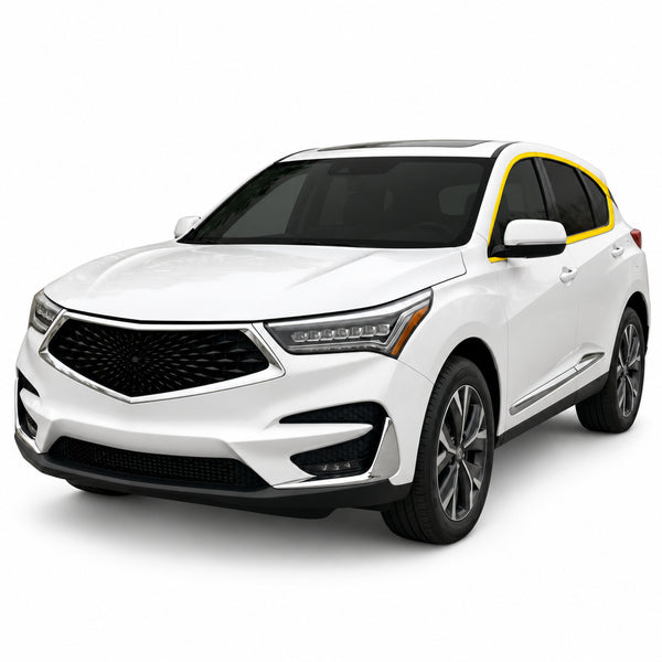 Acura RDX 2019-2026 Blackout Chrome Delete Kit - Precut Gloss Black Vinyl Overlays