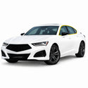 Acura TLX 2021-2025 Blackout Chrome Delete Kit - Precut Gloss Black Vinyl Overlays