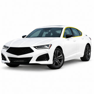 Acura TLX 2021-2025 Blackout Chrome Delete Kit - Precut Gloss Black Vinyl Overlays