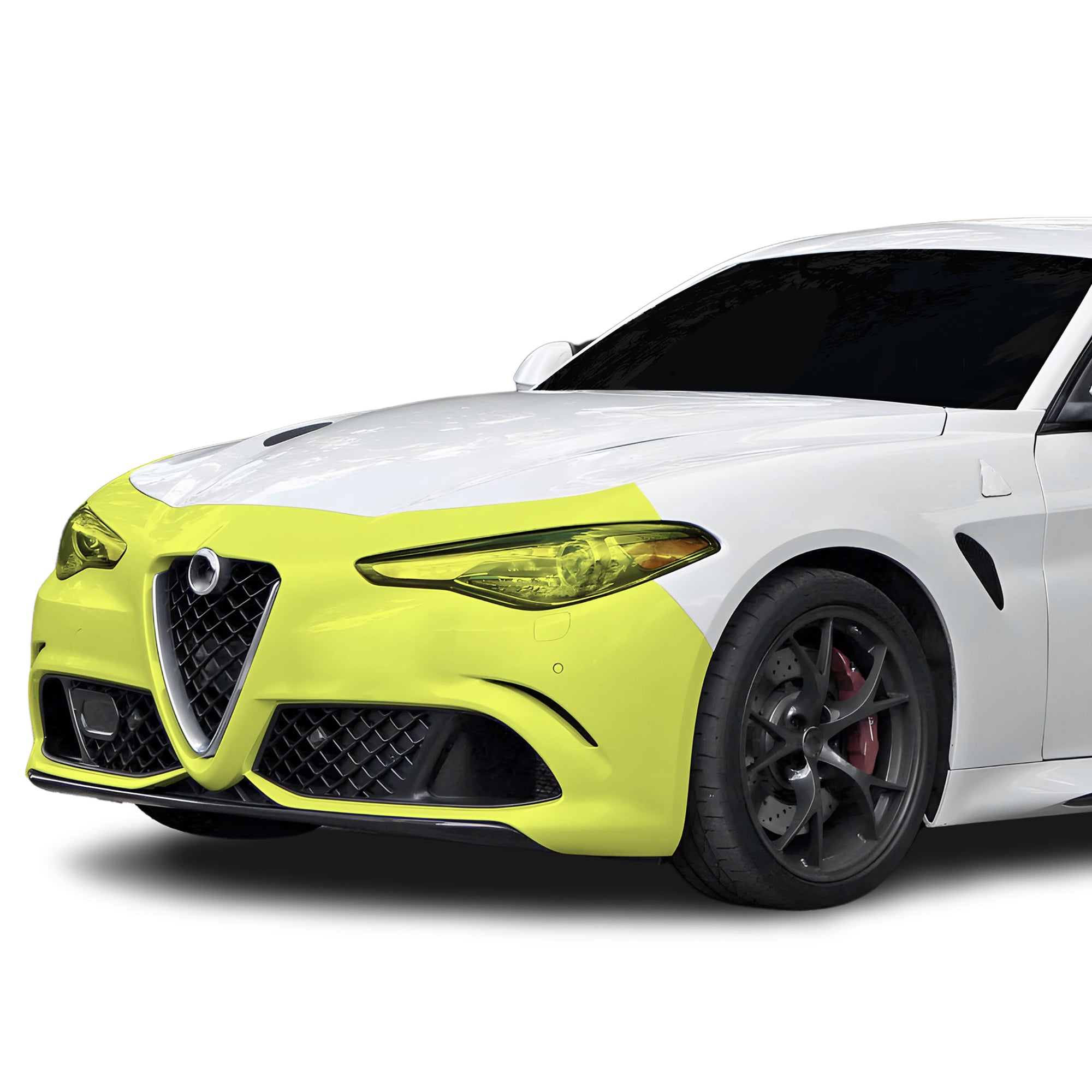 Fits Alfa Romero Giulia 2017+ Precut Premium Paint Protection Film Clear Bra PPF Decal Film Kit - Bogar Tech Designs