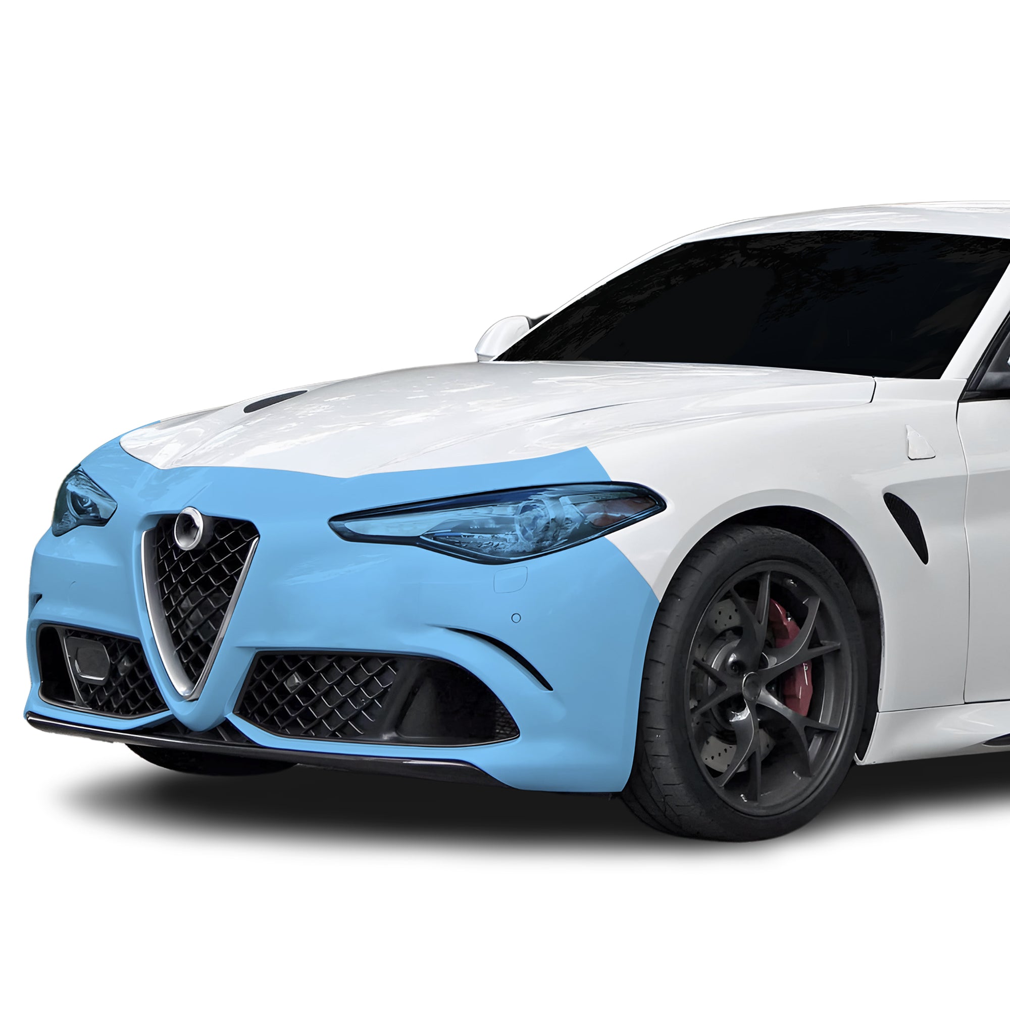 Fits Alfa Romero Giulia 2017+ Precut Premium Paint Protection Film Clear Bra PPF Decal Film Kit - Bogar Tech Designs