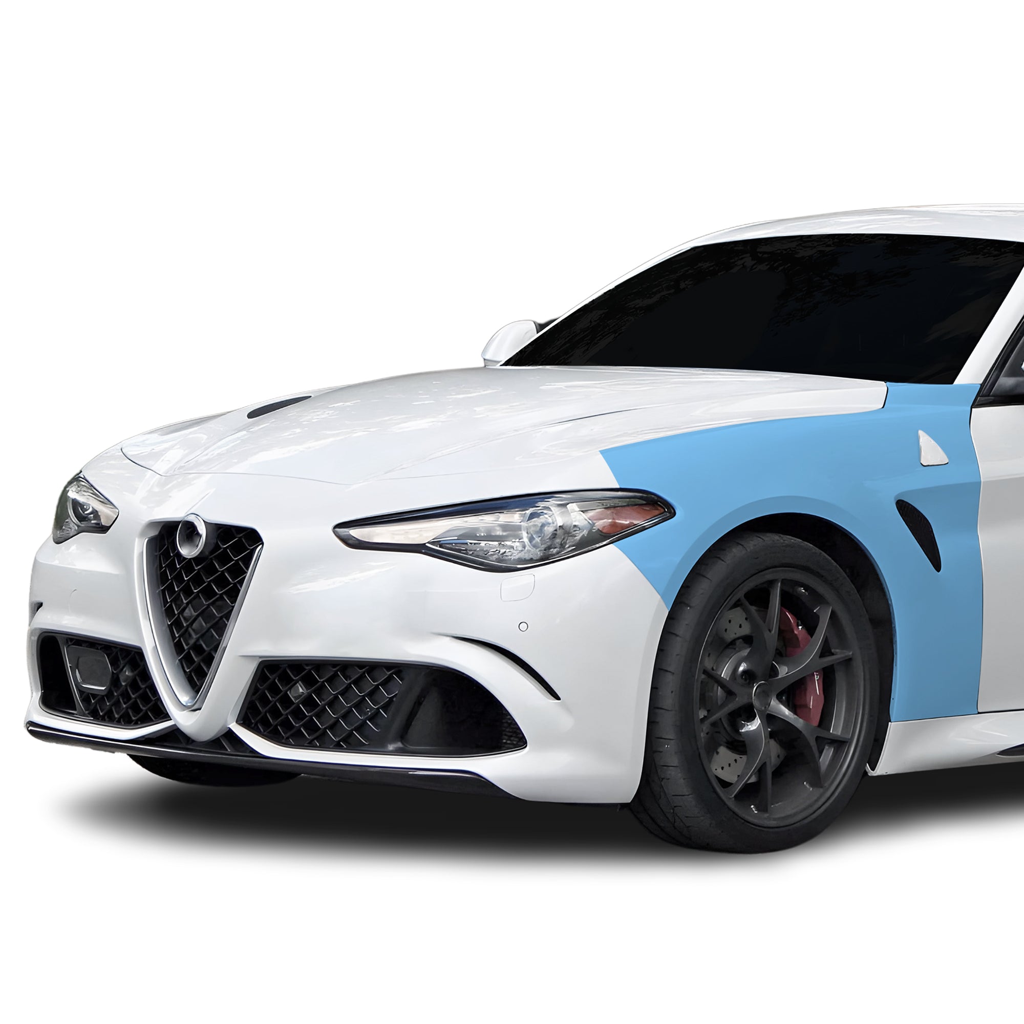 Fits Alfa Romero Giulia 2017+ Precut Premium Paint Protection Film Clear Bra PPF Decal Film Kit - Bogar Tech Designs