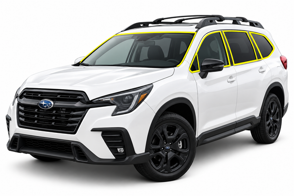 Subaru Ascent 2019-2026 Blackout Chrome Delete Kit - Precut Gloss Black Vinyl Overlays