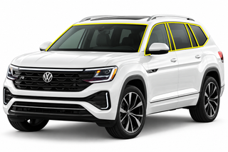 Volkswagen Atlas 2018-2026 Blackout Chrome Delete Kit - Precut Gloss Black Vinyl Overlays
