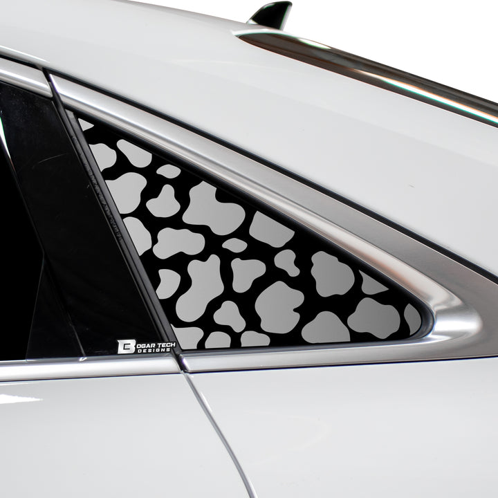 Animal Leopard Cheetah Cow Window Vinyl Decal Stickers Fits Audi A3 R3 RS3 2022 - 2024 - Bogar Tech Designs