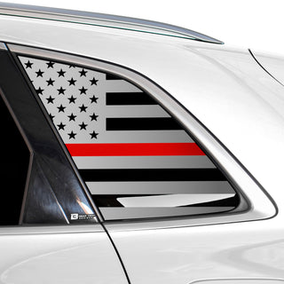 Buy thin-red-line Quarter Window American Flag Vinyl Decal Stickers Fits Audi Q5 2018-2023