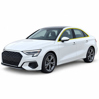 Audi A3 2022-2026 Blackout Chrome Delete Kit - Precut Gloss Black Vinyl Overlays