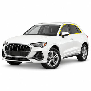 Audi Q3 2019-2025 Blackout Chrome Delete Kit – Precut Gloss Black Vinyl Overlays