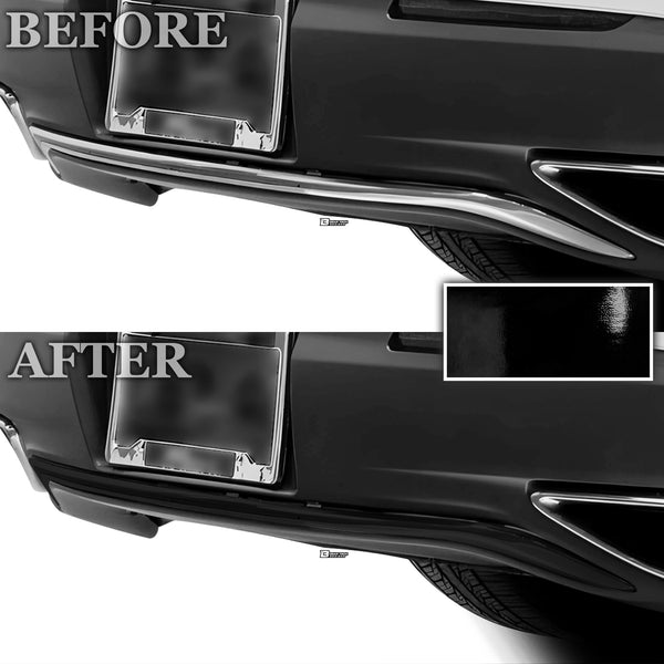 Vinyl Chrome Delete Grille Side Window Rear Blackout Decal Stickers Overlay Film Fits Lincoln MKZ