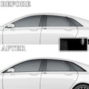 Vinyl Chrome Delete Grille Side Window Rear Blackout Decal Stickers Overlay Film Fits Lincoln MKZ