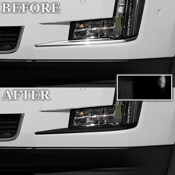 Vinyl Chrome Delete Grille Side Window Rear Blackout Decal Stickers Overlay Film Fits Cadillac Escalade 2015-2020