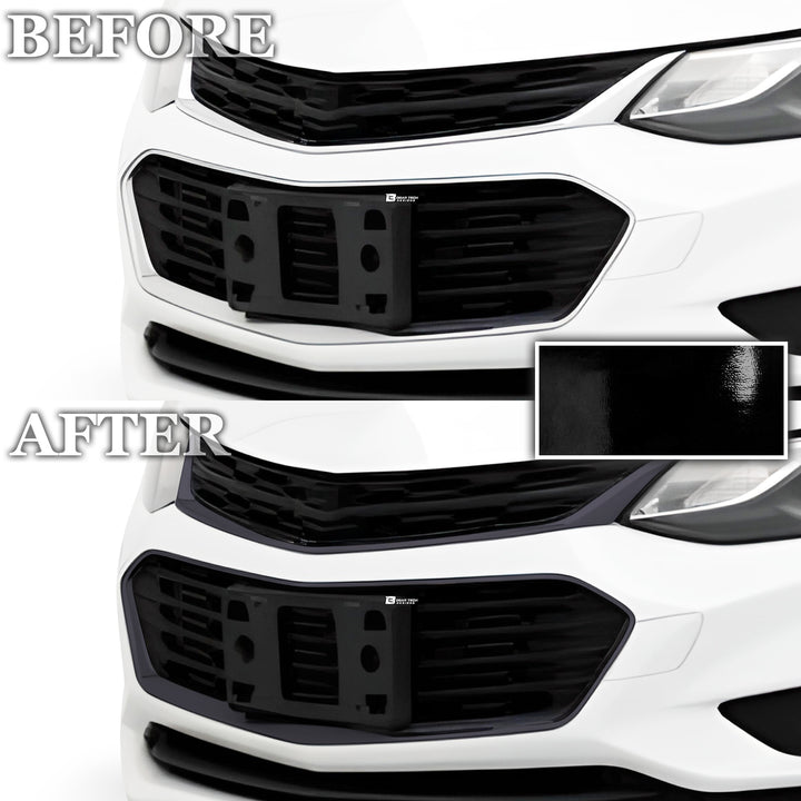 Vinyl Chrome Delete Grille Window Wheel Blackout Decal Stickers Overlay Film Fits Chevrolet Cruze - Bogar Tech Designs