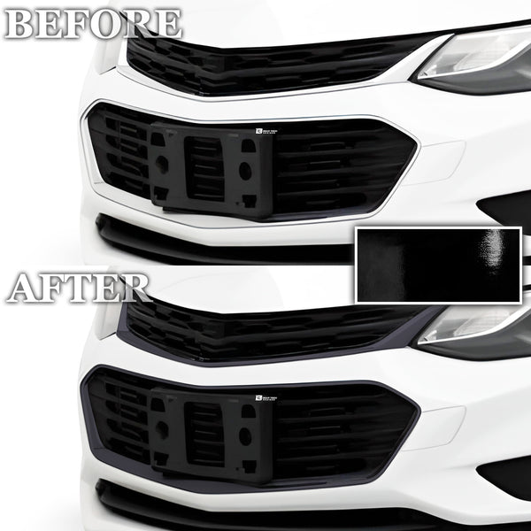 Vinyl Chrome Delete Grille Window Wheel Blackout Decal Stickers Overlay Film Fits Chevrolet Cruze