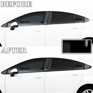 Vinyl Chrome Delete Grille Window Wheel Blackout Decal Stickers Overlay Film Fits Chevrolet Cruze