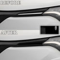 Vinyl Chrome Delete Wheel Rim Grille Side Window Rear Blackout Decal Stickers Overlay Film Fits Toyota Rav4