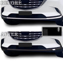 Vinyl Chrome Delete Wheel Rim Front Grille Trim Blackout Decal Stickers Overlay Film Fits Mazda CX-9 2016-2023