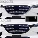 Vinyl Chrome Delete Wheel Rim Front Grille Trim Blackout Decal Stickers Overlay Film Fits Mazda CX-9 2016-2023