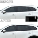 Vinyl Chrome Delete Wheel Rim Front Grille Trim Blackout Decal Stickers Overlay Film Fits Mazda CX-9 2016-2023