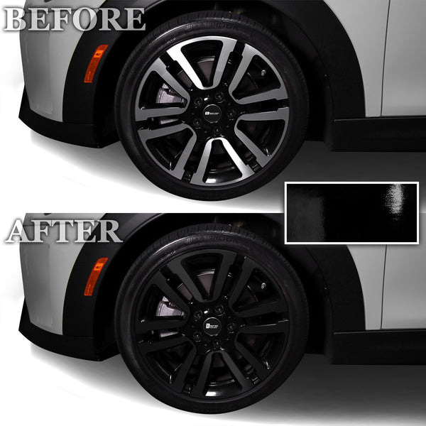 Vinyl Chrome Delete Side Window Rear Blackout Decal Stickers Overlay Film Fits Mini Cooper 2016-2024