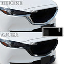 Window Grille Bumper Vinyl Chrome Delete Trim Blackout Decal Stickers Overlay Film Fits Mazda CX-5