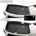 Vinyl Chrome Delete Grille Window Blackout Decal Stickers Overlay Film Fits Infiniti Q60 2017-2022