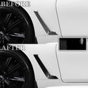 Vinyl Chrome Delete Grille Window Blackout Decal Stickers Overlay Film Fits Infiniti Q60 2017-2022