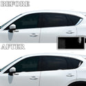 Window Grille Bumper Vinyl Chrome Delete Trim Blackout Decal Stickers Overlay Film Fits Mazda CX-5