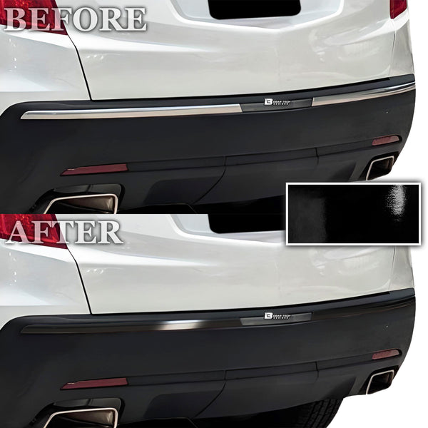 Vinyl Chrome Delete Grille Side Window Rear Blackout Decal Stickers Overlay Film Fits Cadillac XT5 2017-2024