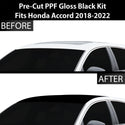 Fits Honda Accord 2018-2022 Precut Premium Gloss Black Carbon Fiber Roof Paint Protection Film PPF Decal Film Kit