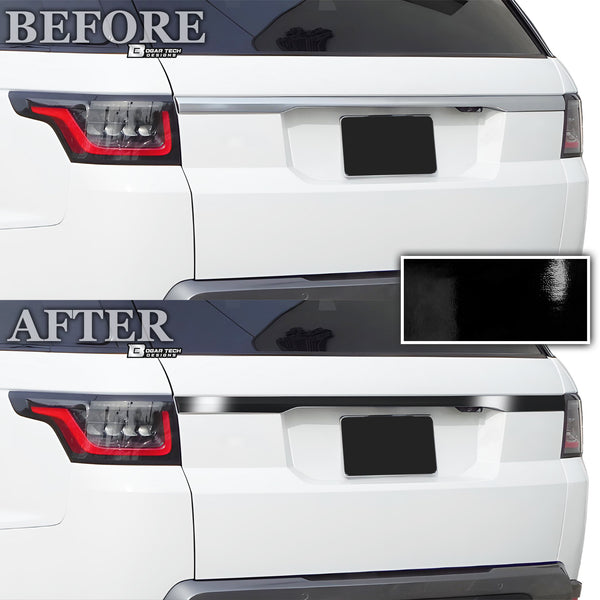 Vinyl Chrome Delete Side Window Front Rear Bumper Wheel Rim Trim Blackout Decal Stickers Overlay Film Fits Range Rover Sport 2018-2022